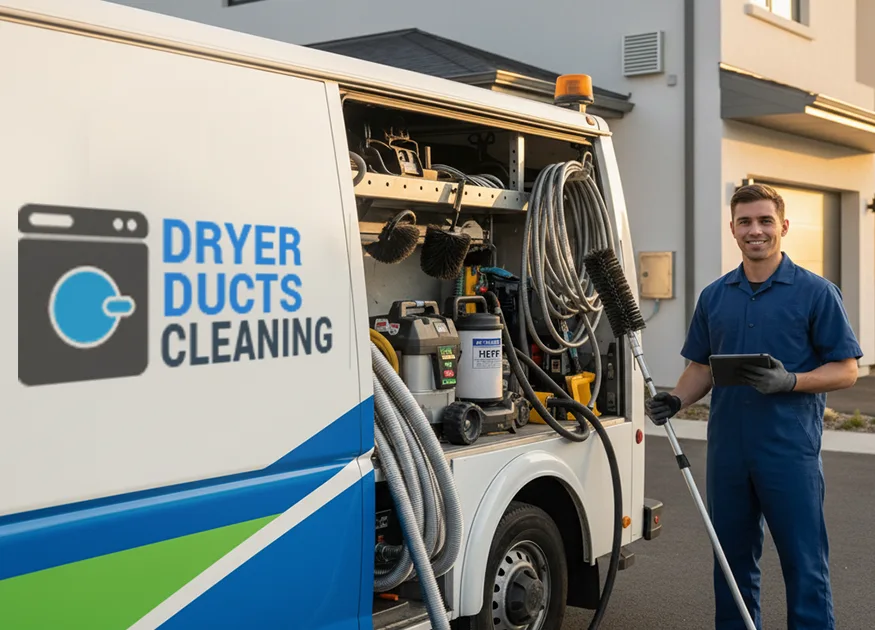 Fast dryer duct cleaning service
